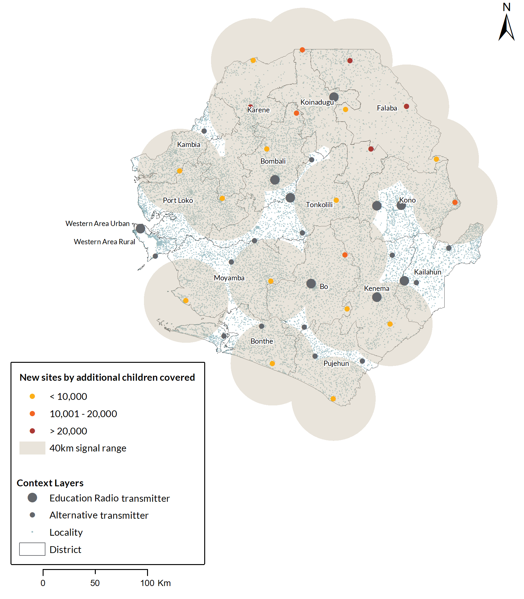 SLE Radiotransmitteroptimisation