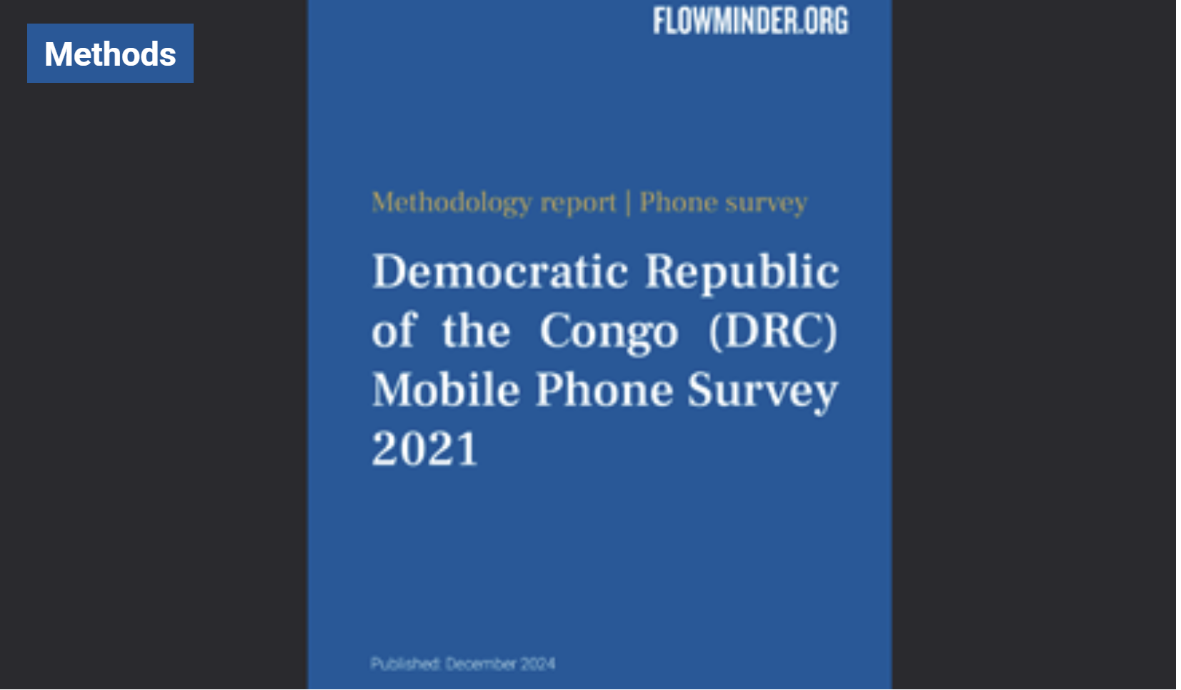 Drc Methods Phone Survey